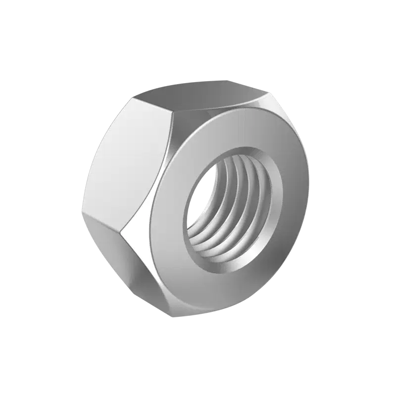 18-8 Stainless Steel Hex Nuts - Coarse Thread