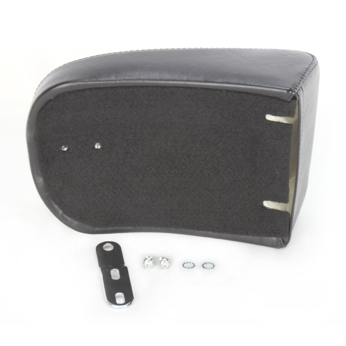 LE PERA Bare Bones Pillion Pad - Smooth - Black - Touring '08-'22