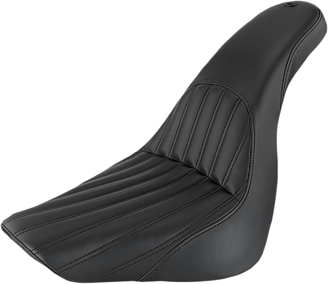 SADDLEMEN Seat - Profiler™ - Black - Smooth - Softail '18-'24