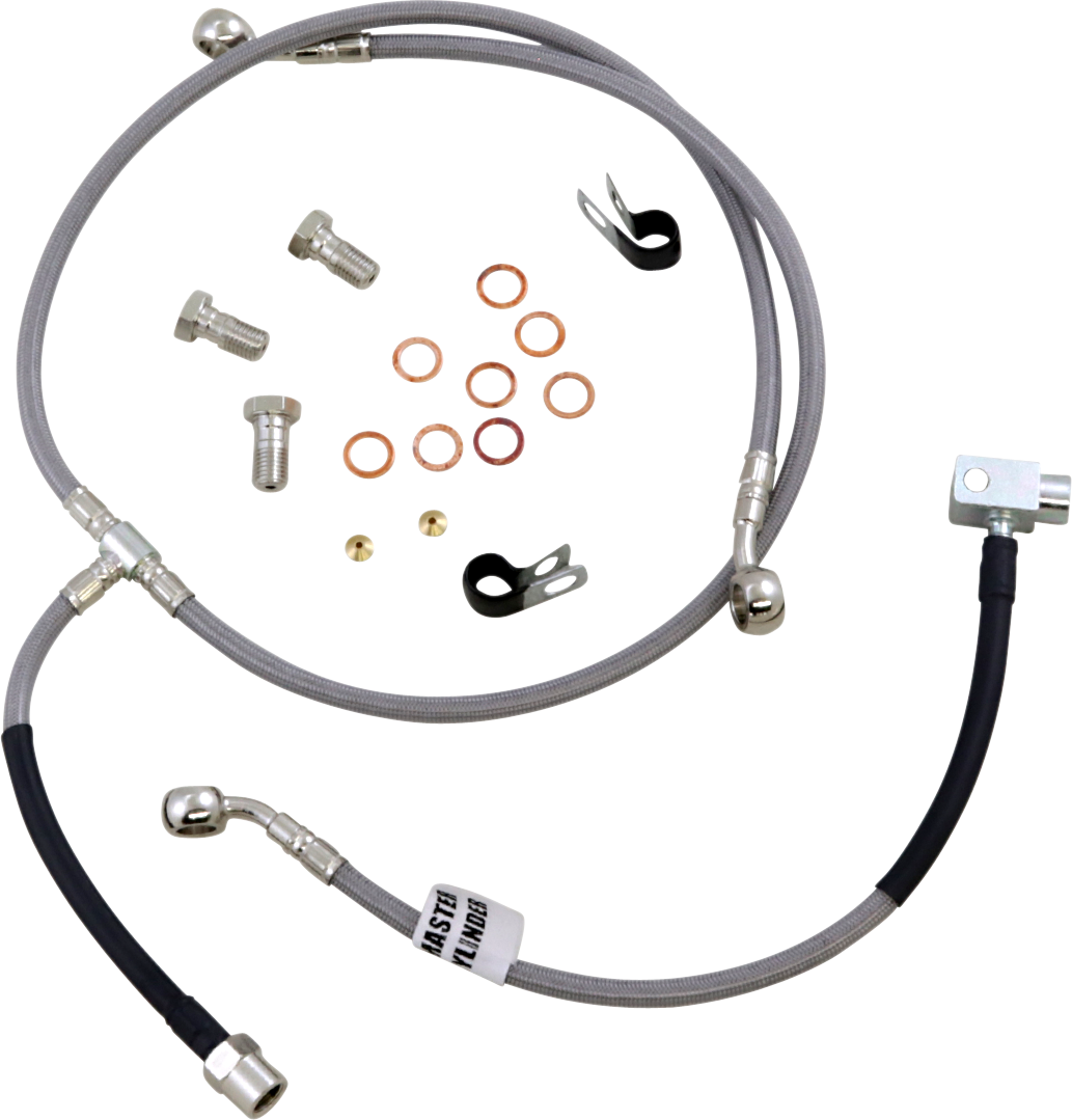 GBRAKES Brake Line Kit - Front - Stainless Steel - ZX1000 Ninja ZX-10R ABS '11-'15