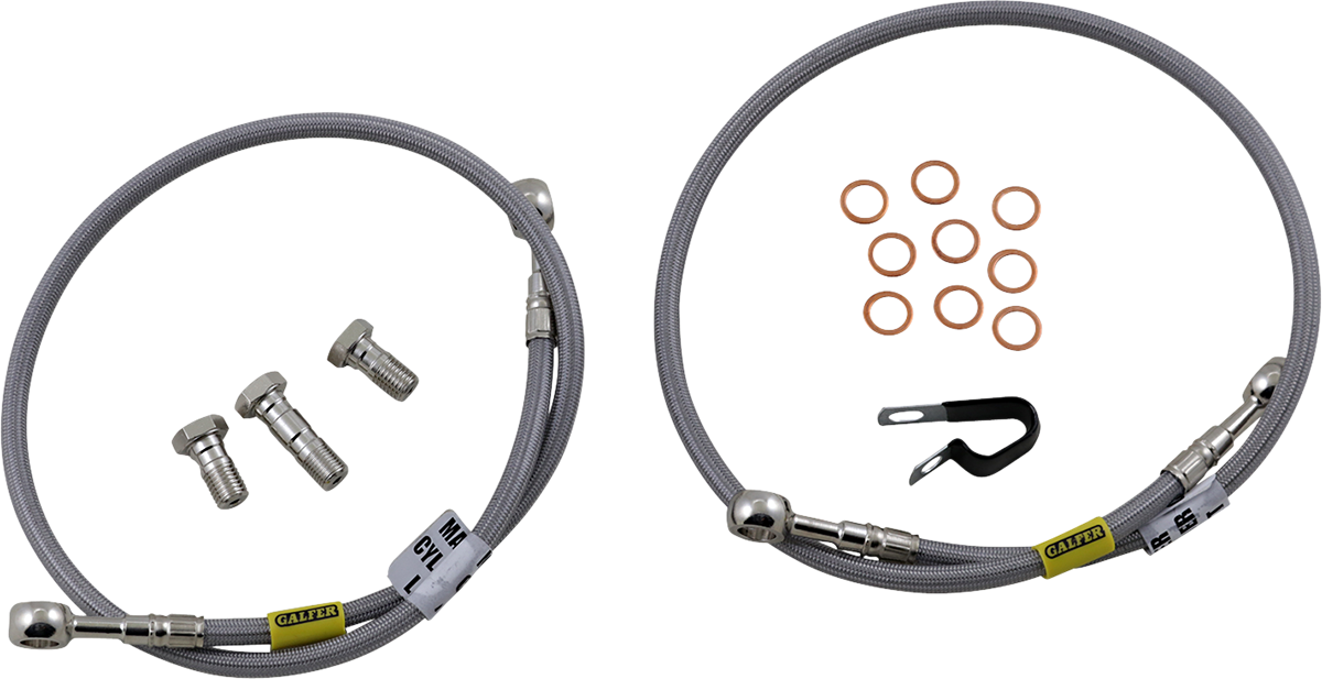 GBRAKES Brake Line Kit - Front - Stainless Steel - YZF-R1 '98-'03