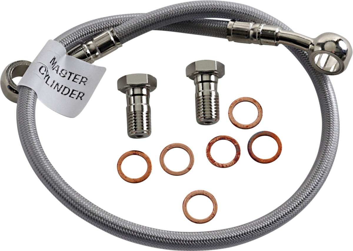 GBRAKES Brake Line Kit - Rear - Stainless Steel - EX400 Ninja 400 '18-'22