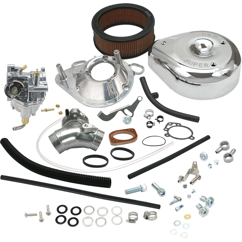 S&S CYCLE Super E Carburetor Kit with Manifold - Evolution Big Twin