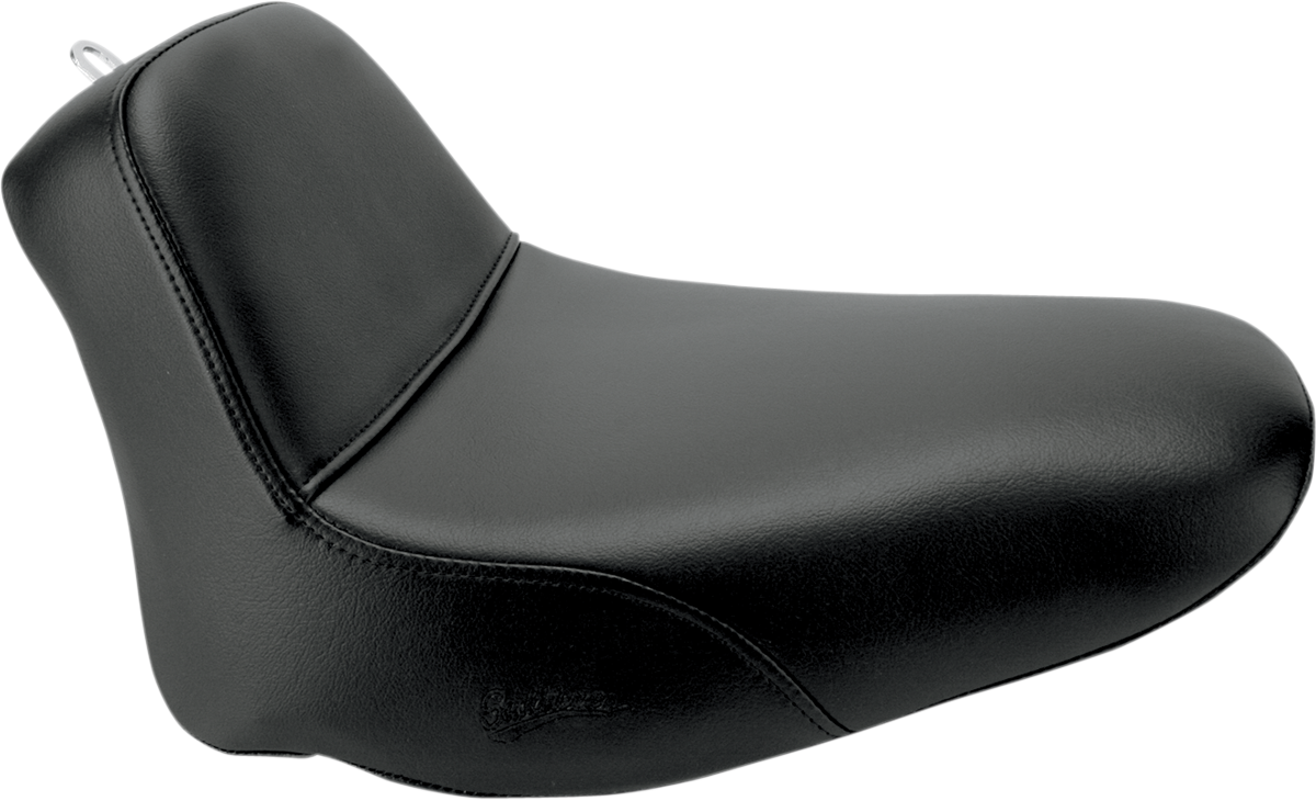 SADDLEMEN Seat - Renegade™ Solo - Smooth - Black - Softail '06-'17