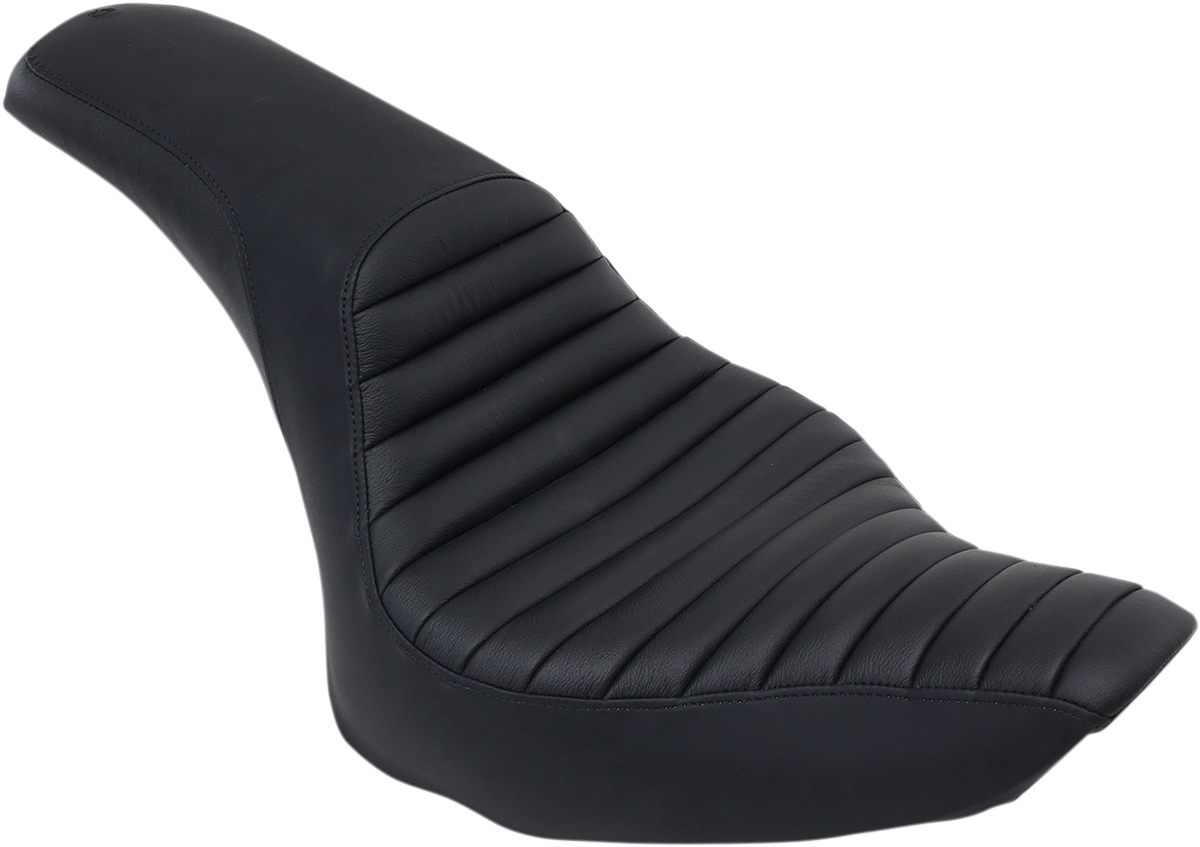 SADDLEMEN Profiler™ Tuck-N-Roll Seat - Black - Softail '06-'17