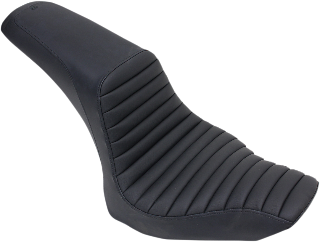 SADDLEMEN Profiler™ Tuck-N-Roll Seat - Black - Softail '06-'17