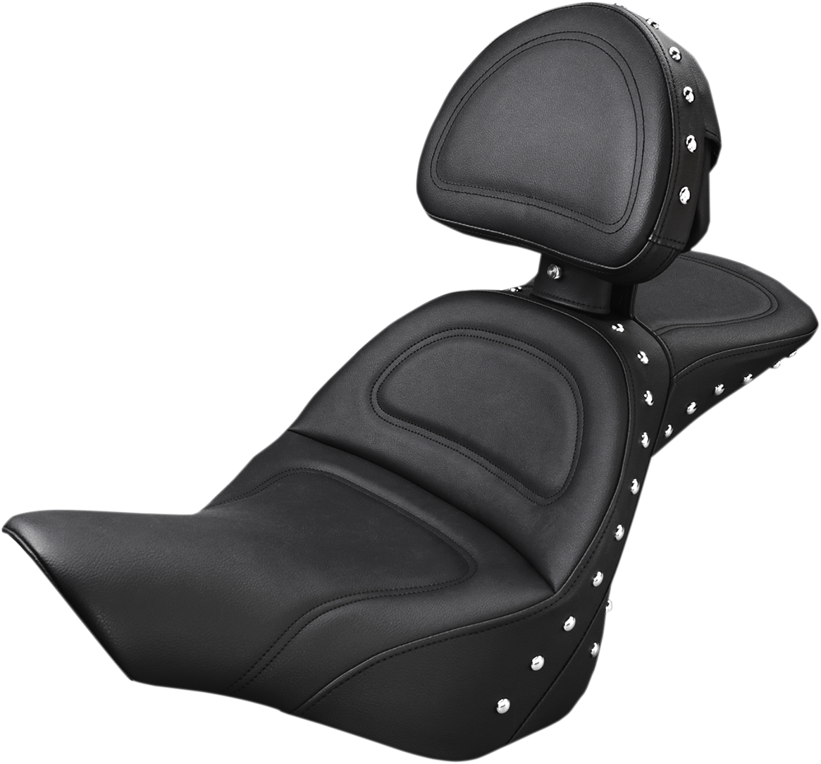 SADDLEMEN Explorer Special Seat — Includes Backrest - Softail '13-'17