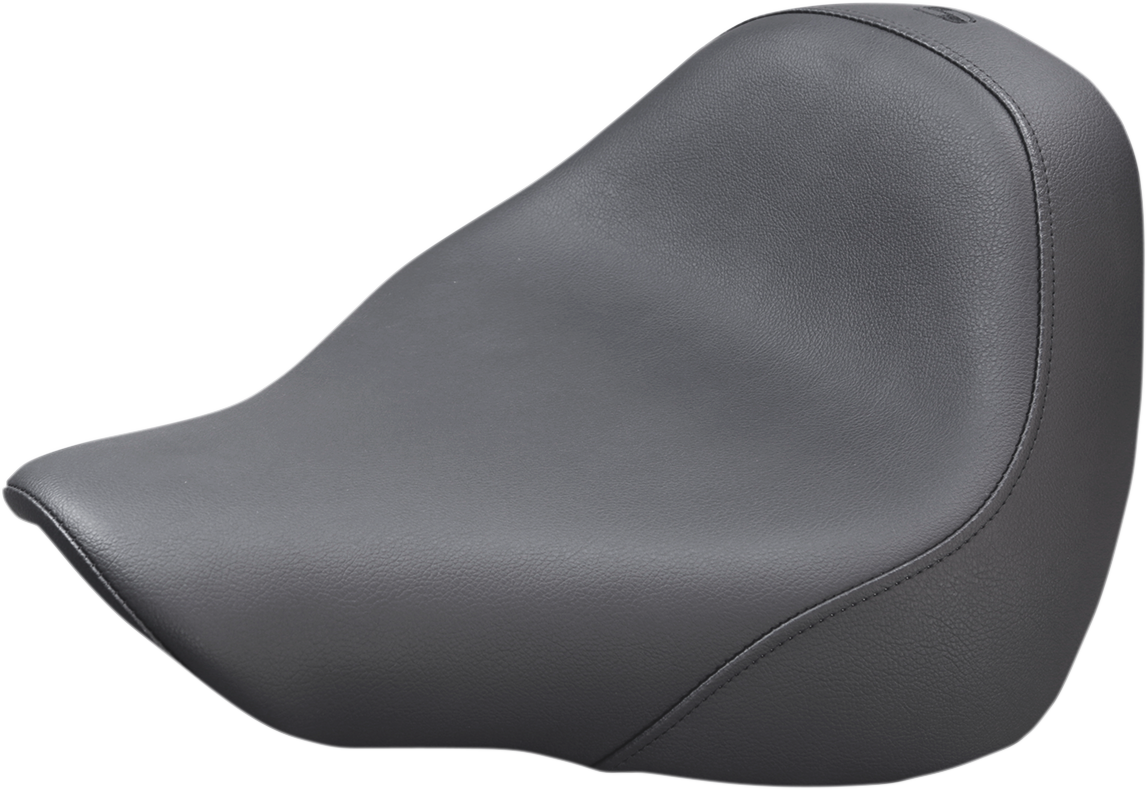 SADDLEMEN Seat - Renegade™ Solo - Black - Smooth - Softail '18-'24