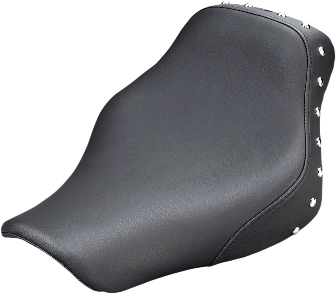 SADDLEMEN Renegade S3 Solo Seat - Studded - Softail '18-24