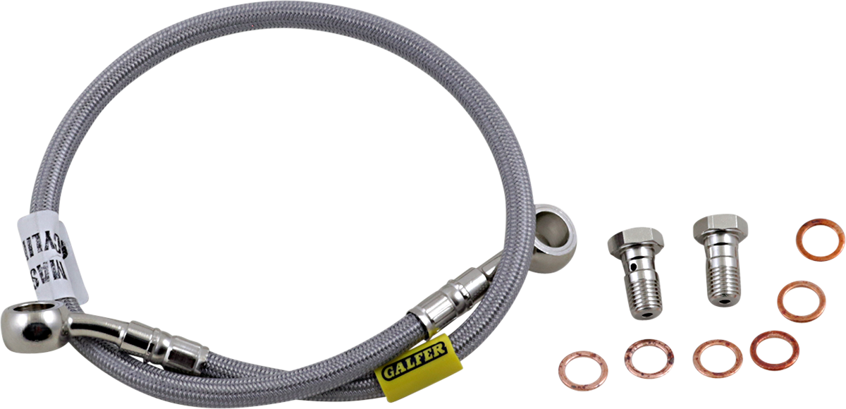 GBRAKES Brake Line Kit - Rear - Stainless Steel - YZF-R1 2006