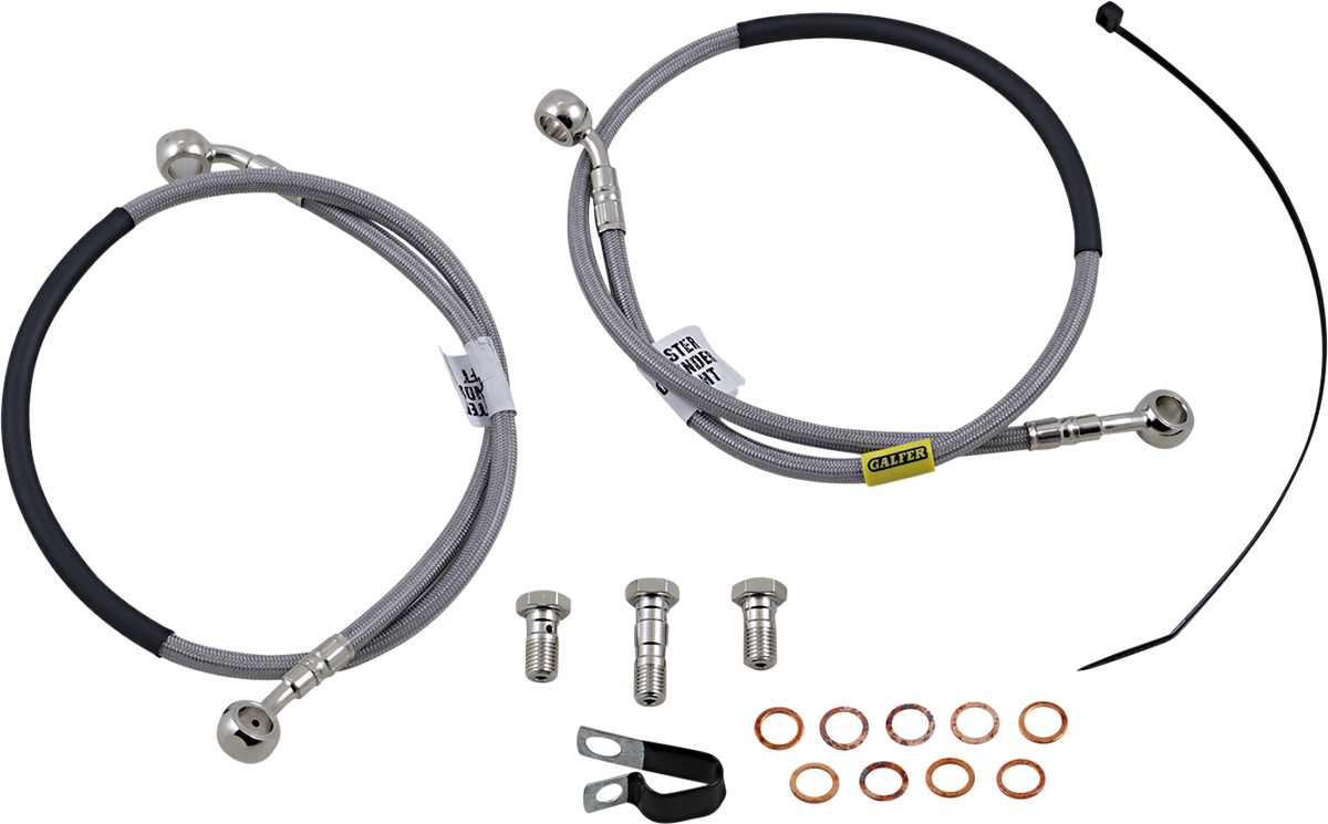GBRAKES Brake Line Kit - Front - Stainless Steel - YZF-R6 '06-'16