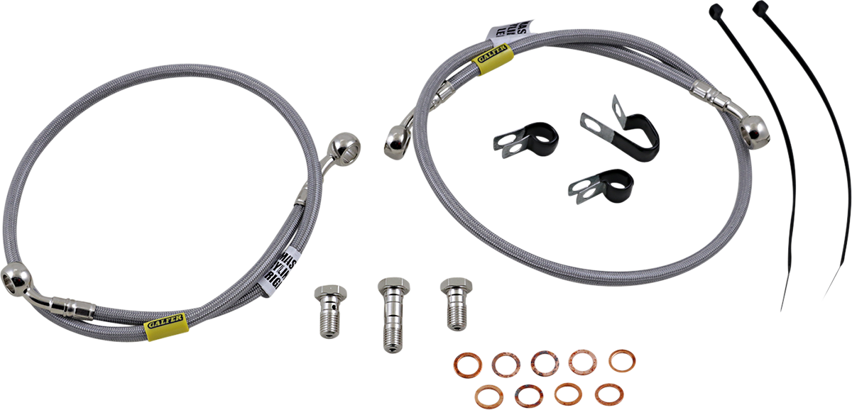 GBRAKES Brake Line Kit - Front - Stainless Steel - YZF-R1 '07-'08