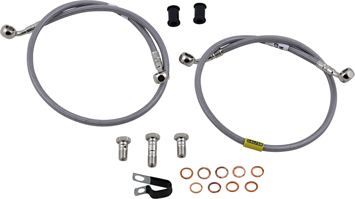 GBRAKES Brake Line Kit - Front - Stainless Steel - Ninja ZX-6 '07-'23