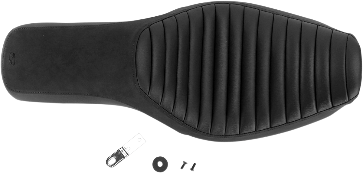 SADDLEMEN Profiler™ Tuck-n-Roll Seat - Black - Dyna '06-'17