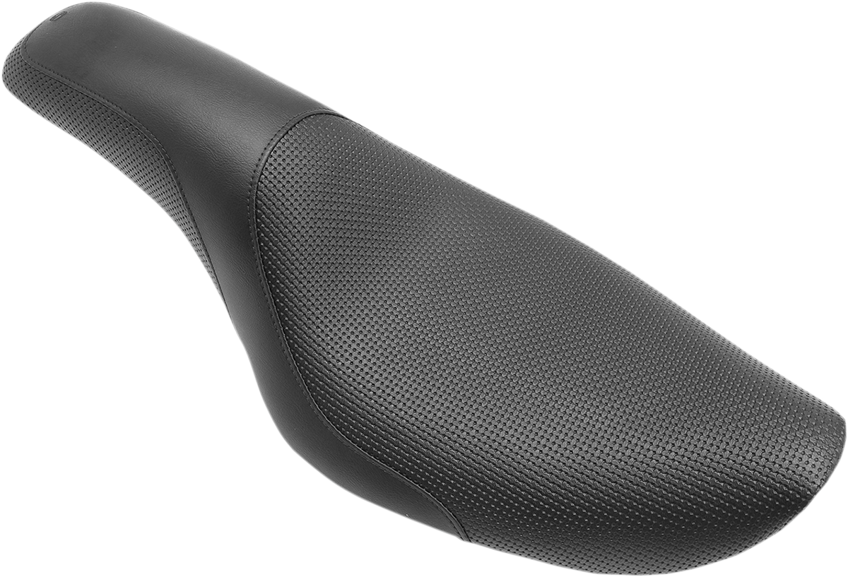 SADDLEMEN Profiler™ Basket-weave Seat - Black - Dyna '96-'03