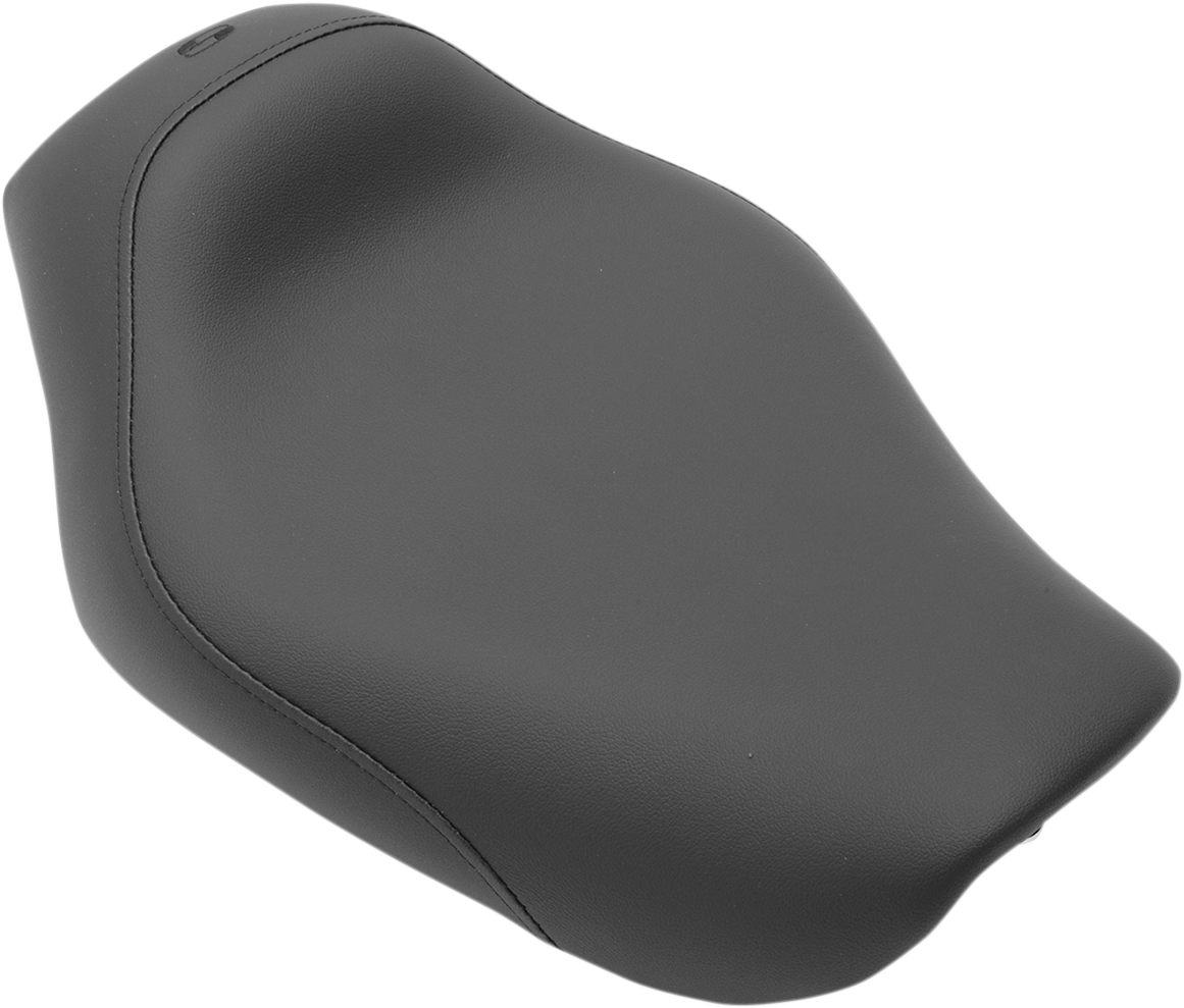 SADDLEMEN S3 Super Slammed Seat - Solo - Black - Dyna '04-'05