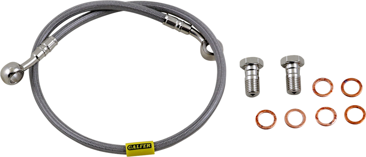 GBRAKES Complete Brake Line Kit - Rear - Stainless Steel - FZS1000 FZ1 '01-'05
