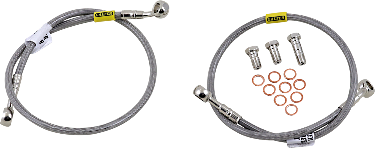 GBRAKES Complete Brake Line Kit - Front - Stainless Steel - GSX-R1000 '01-'02