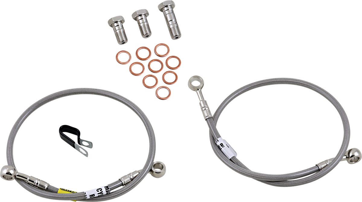 GBRAKES Complete Brake Line Kit - Front - Stainless Steel - CBR600RR '03-'04