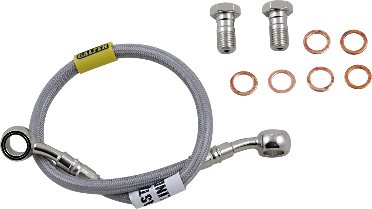 GBRAKES Complete Brake Line Kit - Rear - Stainless Steel - SV650S '03-'08