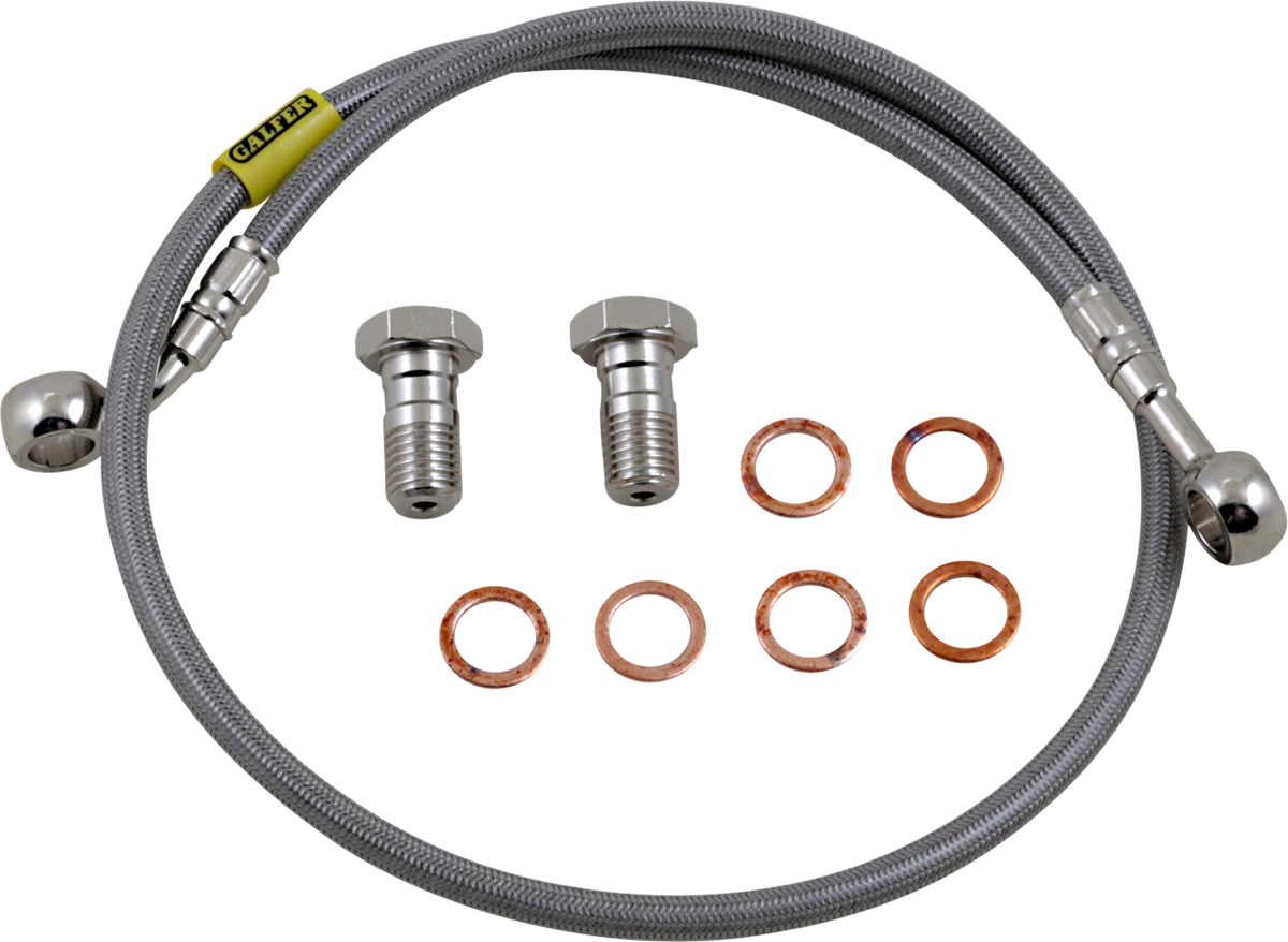 GBRAKES Complete Brake Line Kit - Rear - Stainless Steel - GSX-R1000 '03-'04