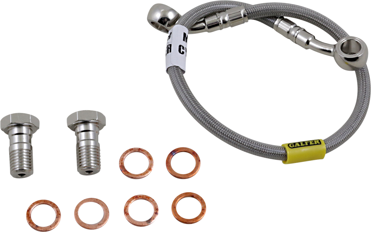 GBRAKES Complete Brake Line Kit - Rear - Stainless Steel - SV650 '03-'04