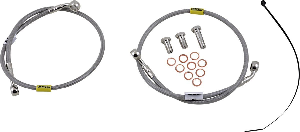 GBRAKES Complete Brake Line Kit - Front - Stainless Steel - YZF-R1 '04-'06
