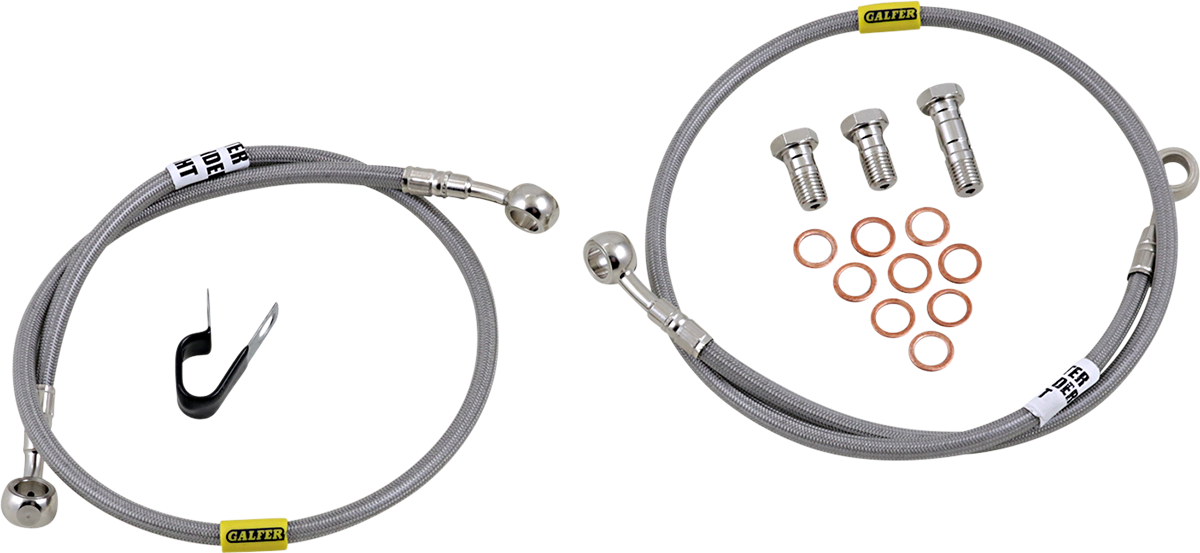 GBRAKES Complete Brake Line Kit - Front - Stainless Steel - GSX-R '04-'08
