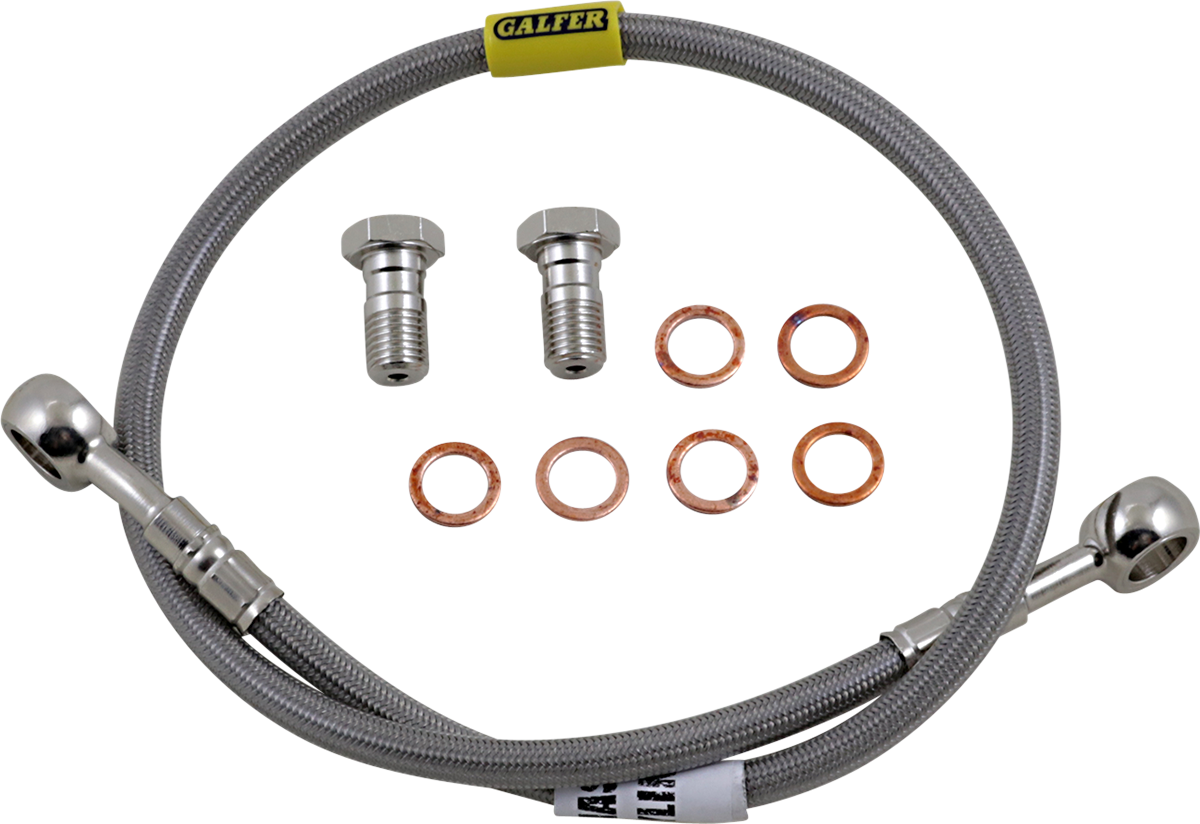 GBRAKES Complete Brake Line Kit - Rear - Stainless Steel - GSX-R '04-'05