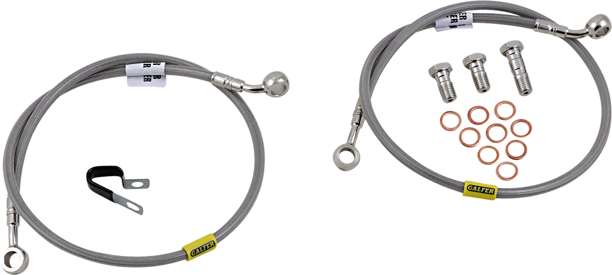 GBRAKES Complete Brake Line Kit - Front - Stainless Steel - CBR1000RR '04-'07