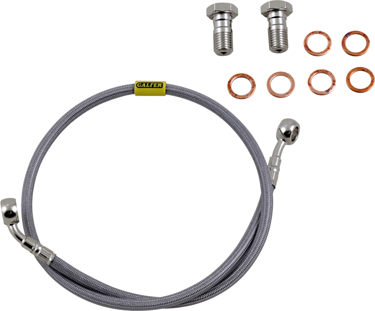 GBRAKES Complete Brake Line Kit - Front - Stainless Steel - EX500 Ninja 500R '06-'09