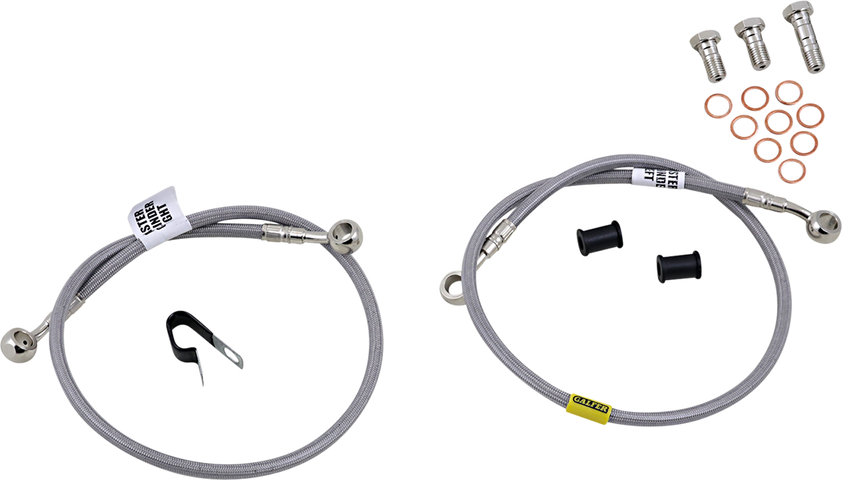 GBRAKES Complete Brake Line Kit - Front - Stainless Steel - ZX1000 Ninja ZX-10R '06-'07
