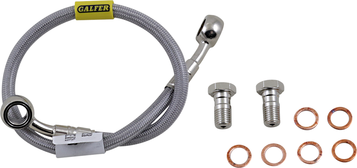 GBRAKES Complete Brake Line Kit - Rear - Stainless Steel - ZX1000 Ninja ZX-10R '06-'07