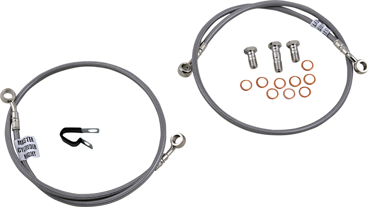 GBRAKES Brake Line Kit - Front - Stainless Steel - FZ6R '09-'17