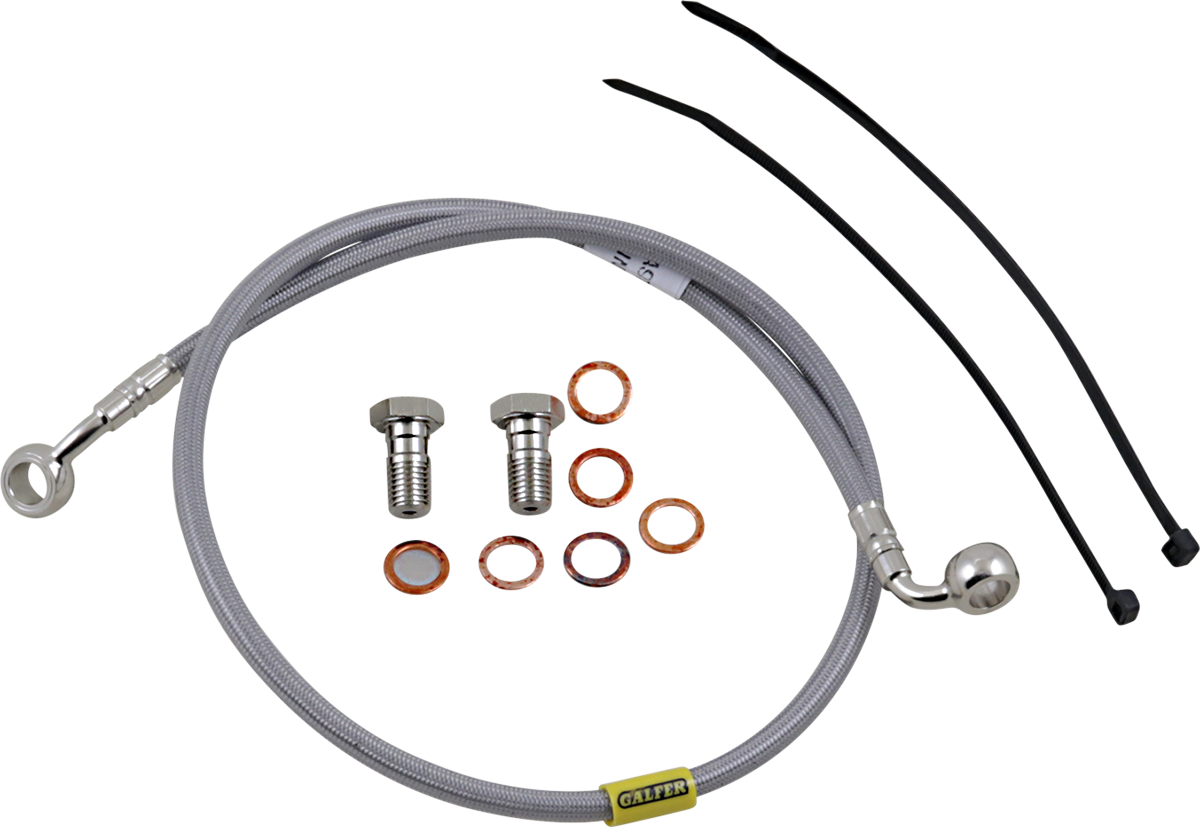 GBRAKES Brake Line Kit - Rear - Stainless Steel - RC 390 '14-'20