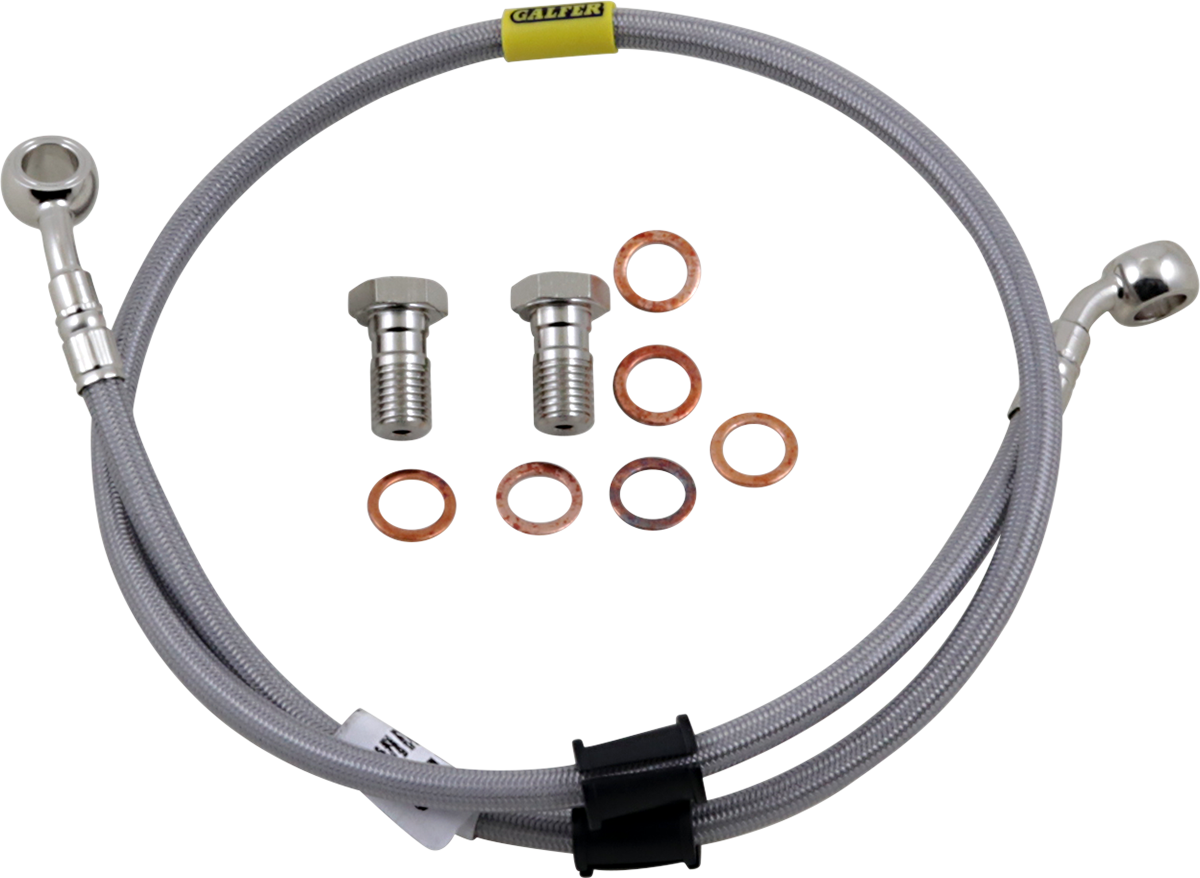 GBRAKES Brake Line Kit - Front - Stainless Steel - BR125 Z125 PRO '17-'20