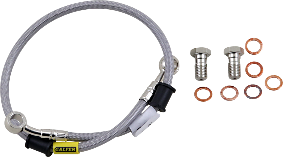 GBRAKES Brake Line Kit - Rear - Stainless Steel - BR125 Z125 PRO '17-'23
