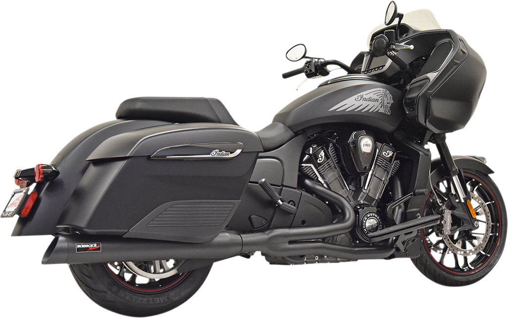 BASSANI XHAUST Road Rage 2:1 Exhaust - Black - 2020 CHALLENGER MODELS