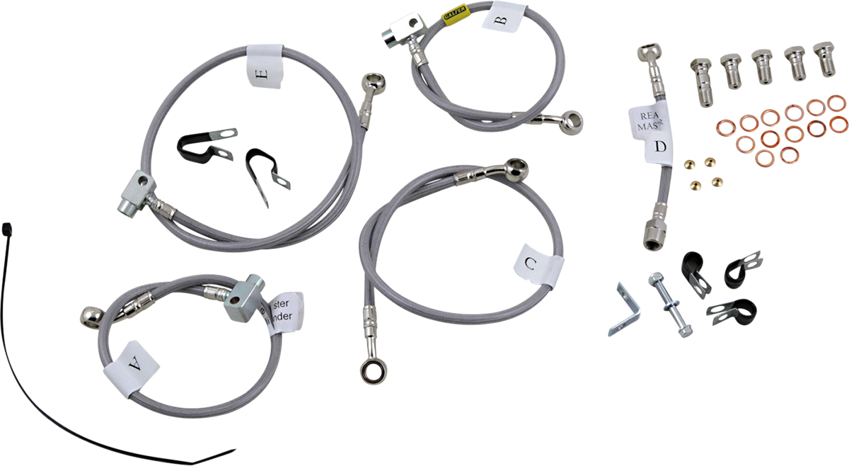 GBRAKES Brake Line Kit - Front / Rear - Stainless Steel - CBR1000RR '17-'23