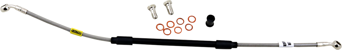 GBRAKES Complete Brake Line Kit - Rear - Stainless Steel - CRF250R / CRF450R '08-'17