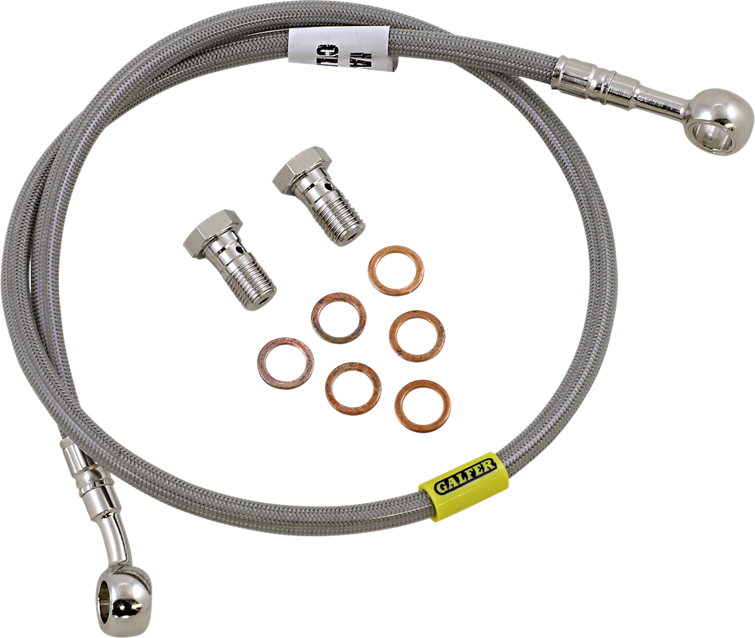 GBRAKES Complete Brake Line Kit - Rear - Stainless Steel - GSX-R1000 '01-'02