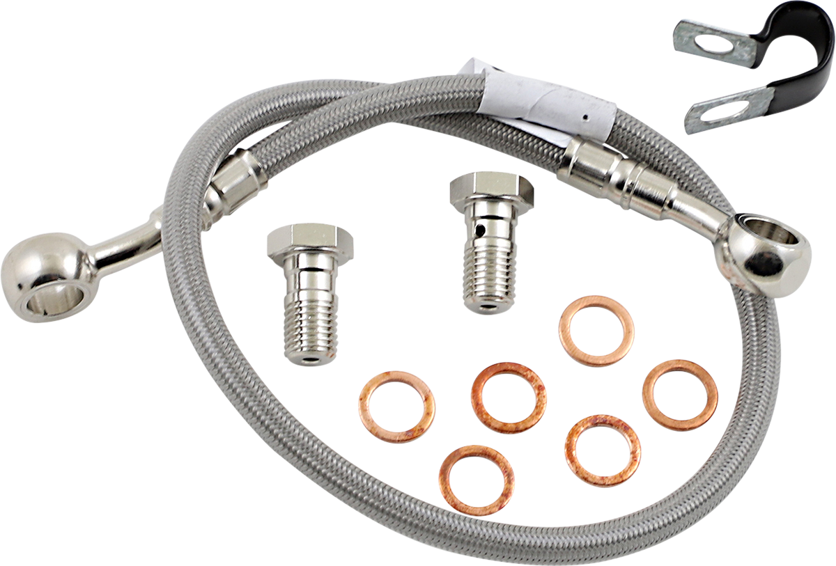 GBRAKES Complete Brake Line Kit - Rear - Stainless Steel - ZRX1100 / ZRX1200 '99-'05