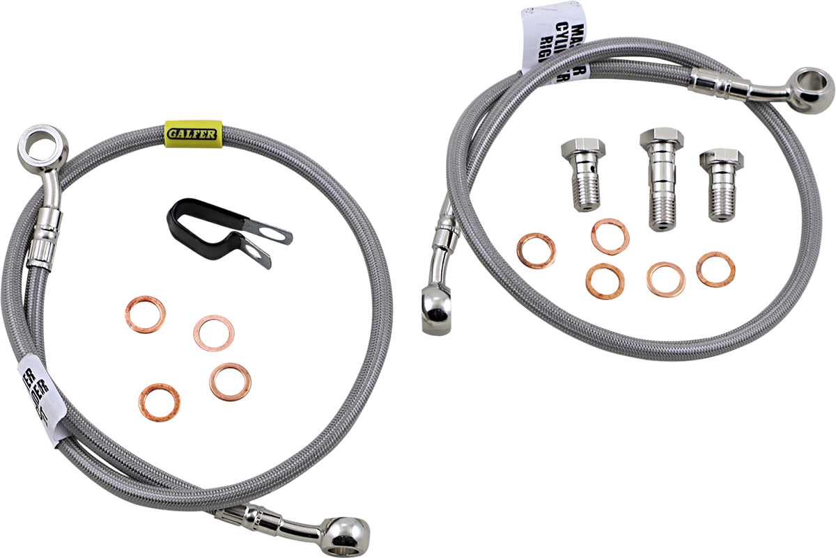 GBRAKES Complete Brake Line Kit - Front - Stainless Steel - RVT1000R RC51 '00-'07