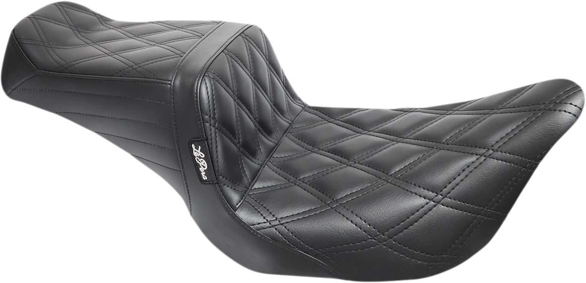 LE PERA Tailwhip Seat - Double Diamond - Black - Touring '08-'23