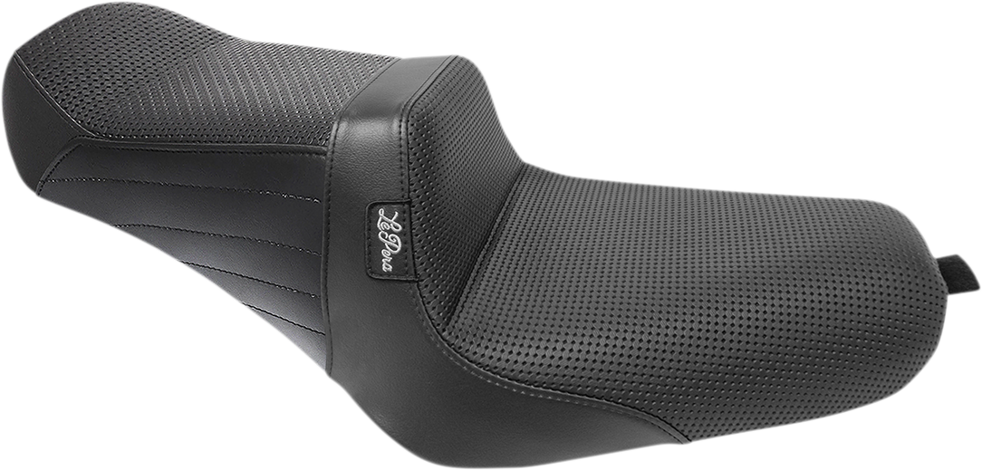 LE PERA Tailwhip Seat - Basketweave - Black - Sportster '10-'22
