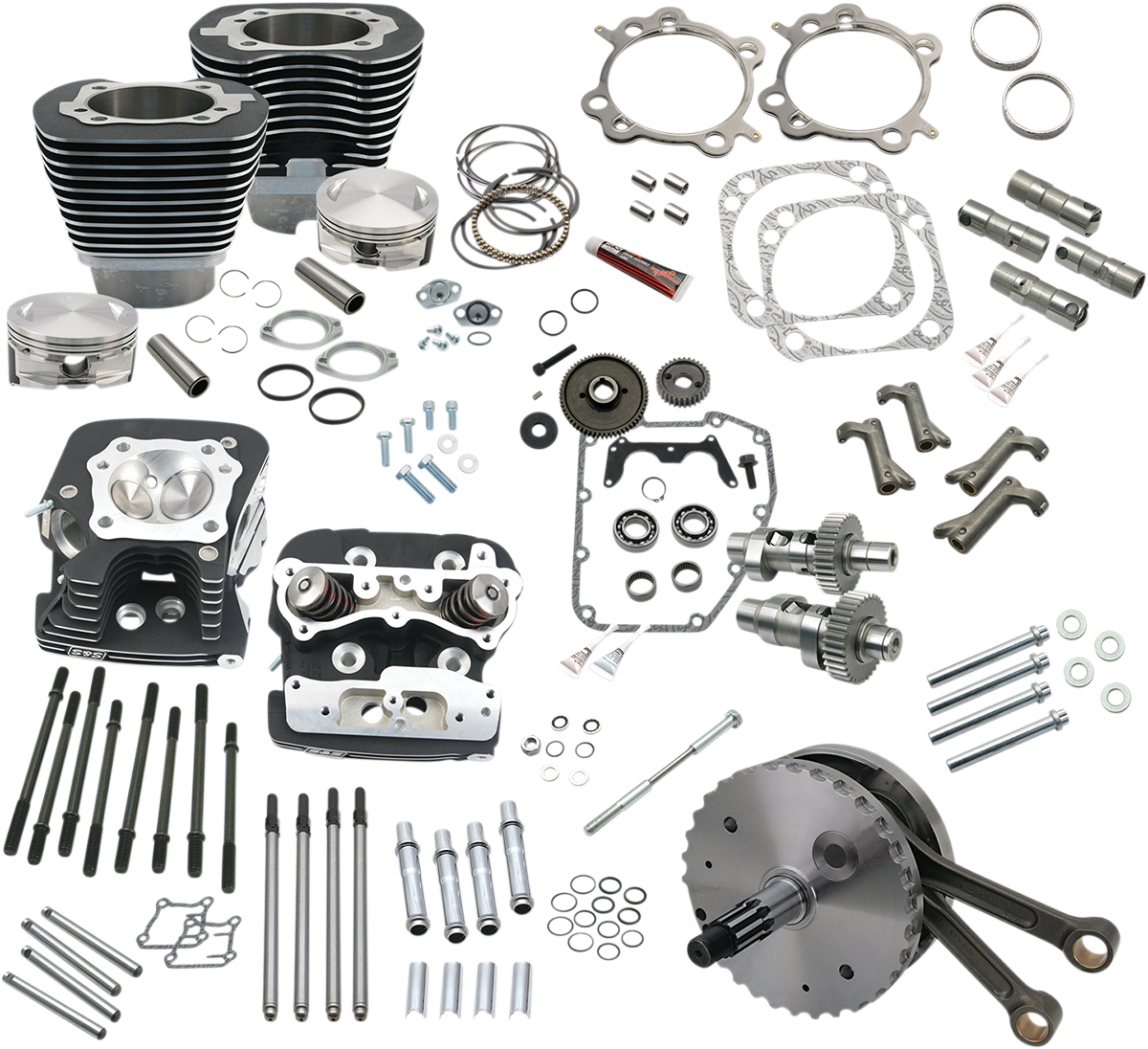 S&S CYCLE 124" Hot Set Up Engine Performance Kit - Black