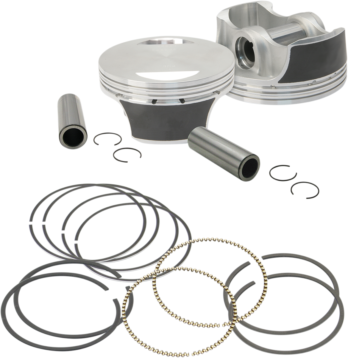 S&S CYCLE Piston Kit - for 106" Big Bore Kit - 3.927" - Standard