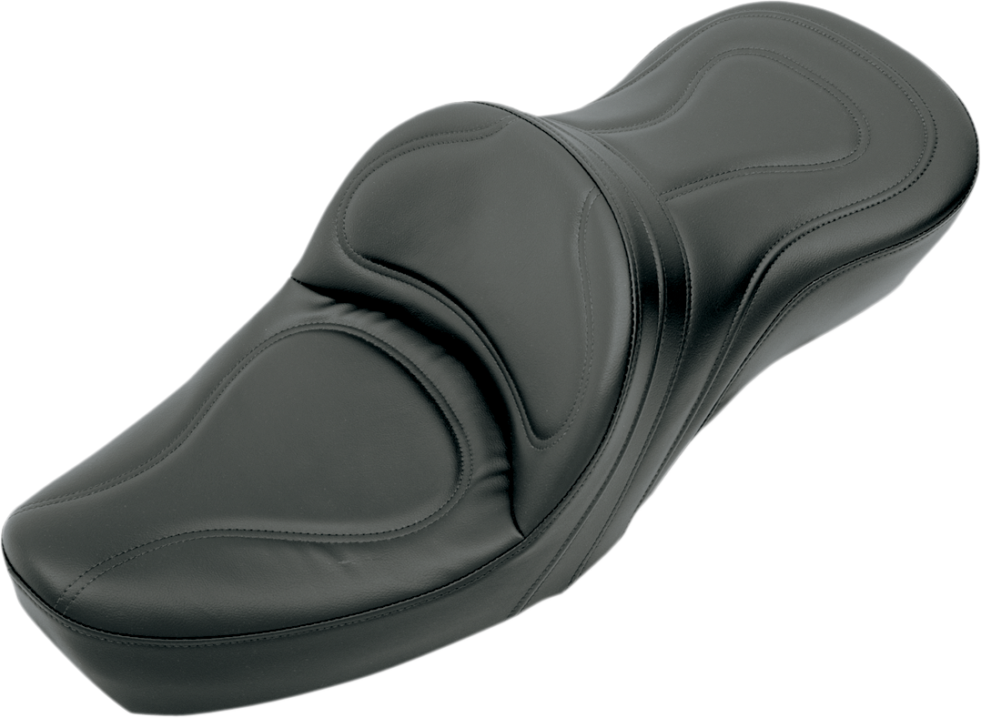 SADDLEMEN Seat - Explorer™ - Without Backrest - Stitched - Black - Sportster '79-'03