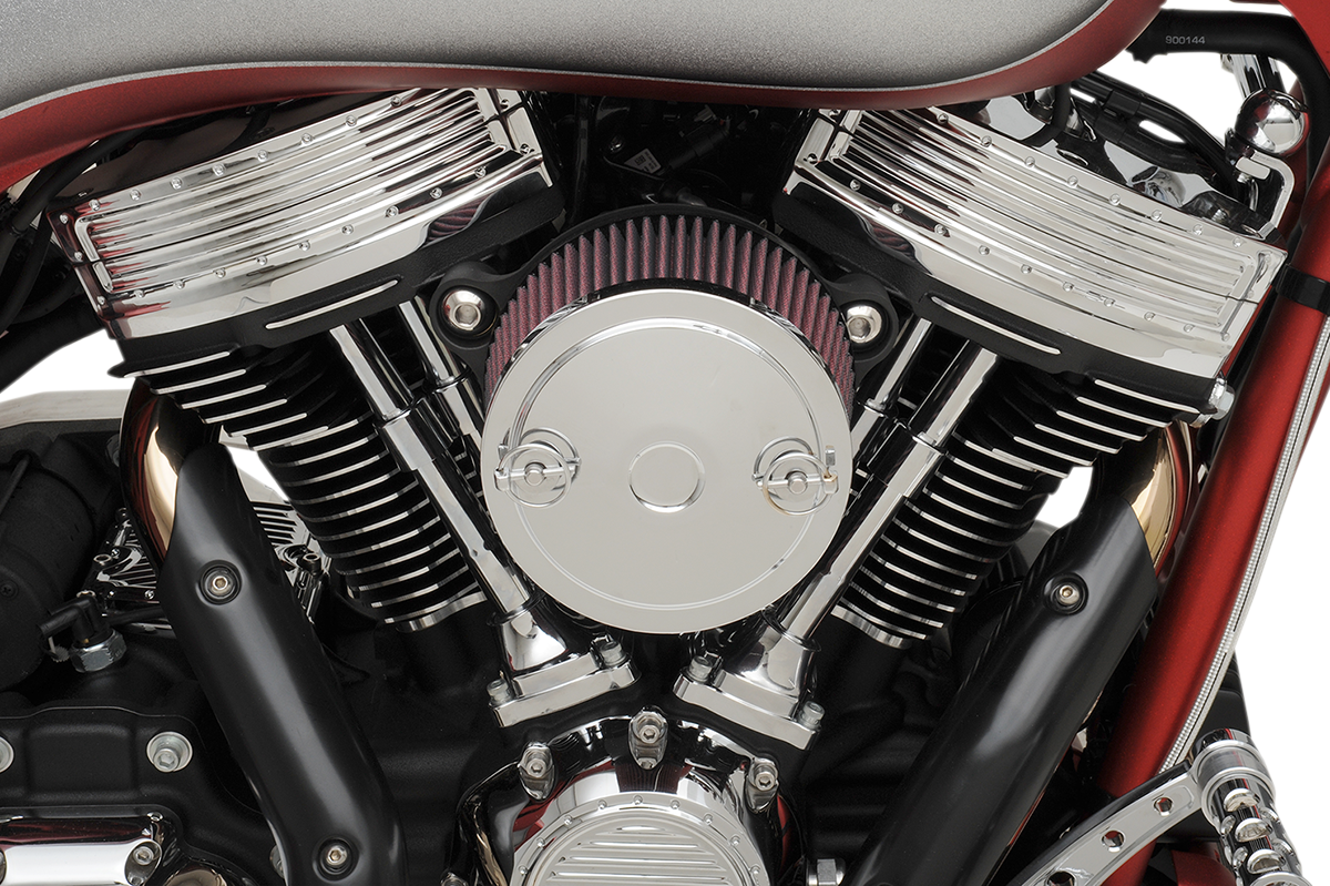 S&S CYCLE Quickee Pushrod Kit with Chrome Covers - M8