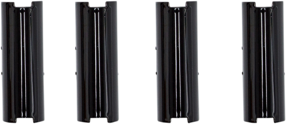S&S CYCLE Pushrod Cover Keeper Set - Gloss Black - Twin Cam